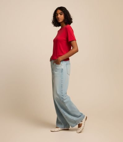Blusa Básica en Viscosa con Manga Dobrada 5