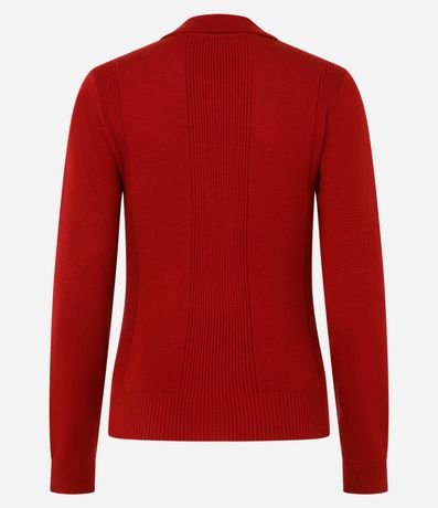Blusa de Punto con Cuello Polo 10