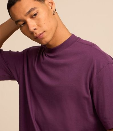 Remera Relaxed en Algodón con Manga Corta 4