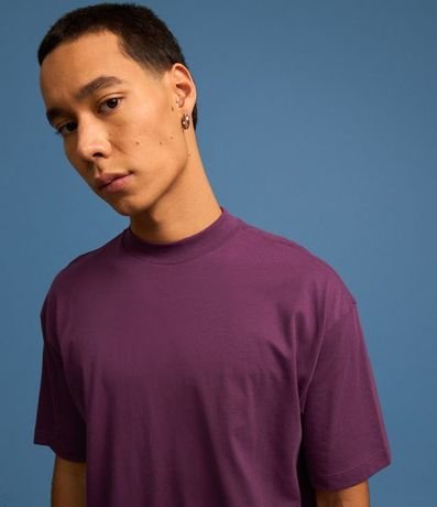 Remera Relaxed en Algodón con Manga Corta 5