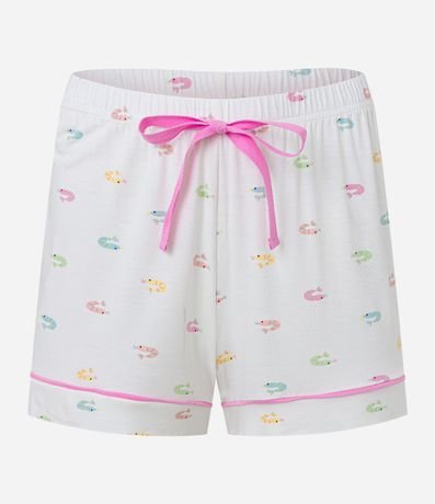 Pijama Short Doll en Viscosa con Estampa Camarón 7