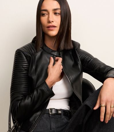 Campera en PU con Detalle de Ponto Roma 5