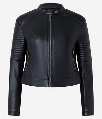 Campera en PU con Detalle de Ponto Roma 6