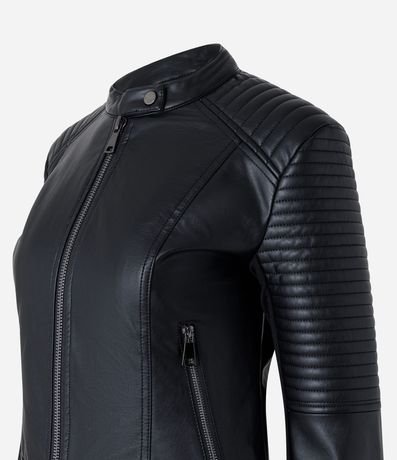 Campera en PU con Detalle de Ponto Roma 7