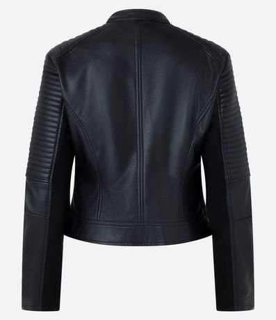 Campera en PU con Detalle de Ponto Roma 8
