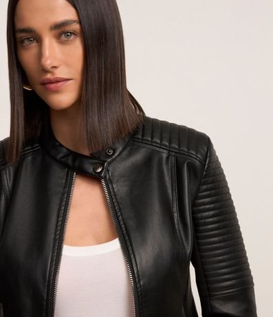 Campera en PU con Detalle de Ponto Roma 3