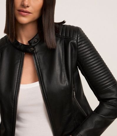 Campera en PU con Detalle de Ponto Roma 4