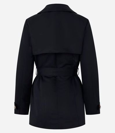 Buzo Trench Coat Alfaiatado con Detalles Acetinados 8