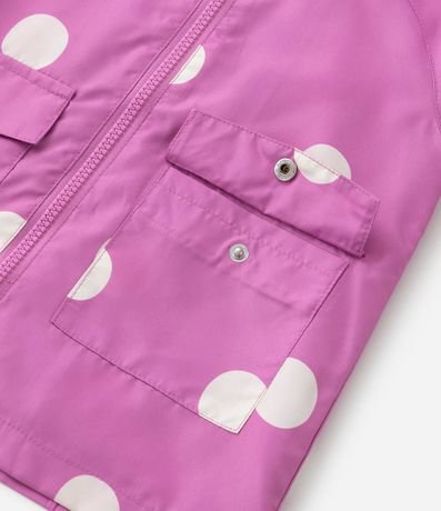 Campera Infantil con Bolsillos y Estampa de Lunares - Talle 1 a 5 años 5