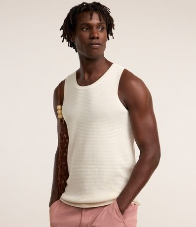 Musculosa de Punto Texturizado