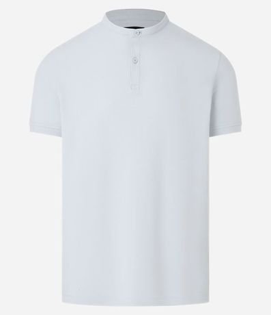 Polo Manga Corta Cuello Mao
