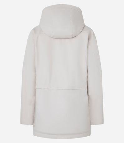 Campera Parka Gomosa en PU con Forro Peluche 7