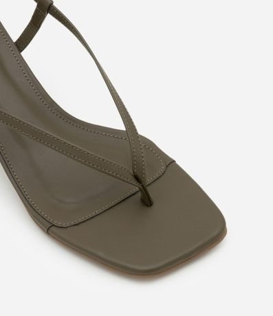 Sandalia con Correas Finas y Puntera Cuadrada 5