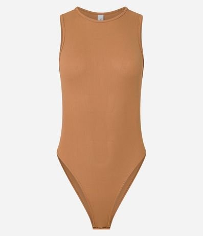 Body Básico en Rib con Cuello Halter 5
