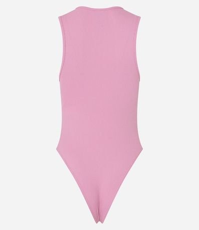 Body Básico en Rib con Cuello Halter 8