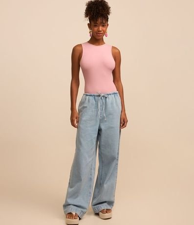 Body Básico en Rib con Cuello Halter 2