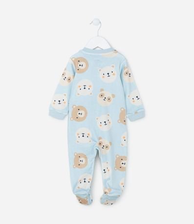 Mono Infantil en Plush con Estampa de Ositos - RN a 24 meses 2