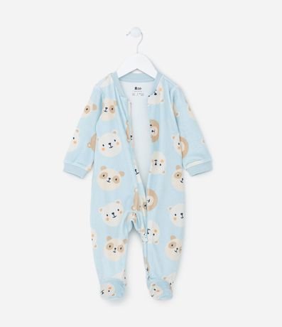 Mono Infantil en Plush con Estampa de Ositos - RN a 24 meses 5