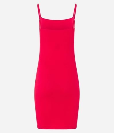 Vestido Corto en Algodón con Breteles Finos 5