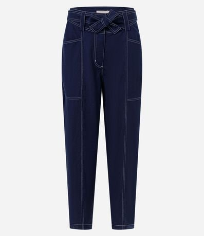 Pantalón Piquet Pespontada con Faixa 5