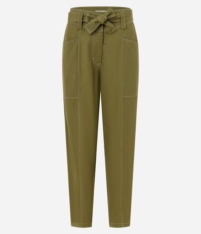 Pantalón Piquet Pespontada con Faixa 5
