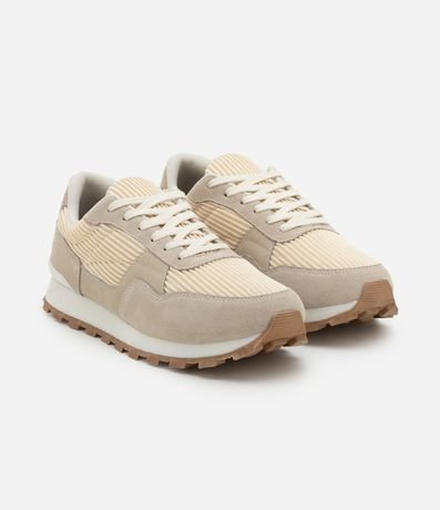 Championes Jogging en Material Sintético con Textura 3