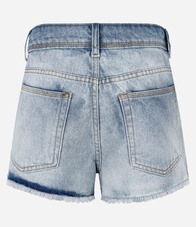 Short Boyfriend en Jeans con Deshilachados y Brillos 6