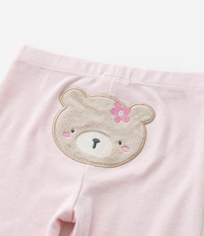 Conjunto Infantil en Suedine con Bordado de Oso - Talle RN a 18 meses 13