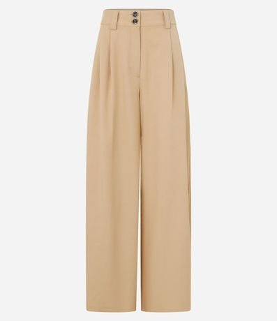 Pantalón Pantalona Sastrería con Pliegues Delanteros 5