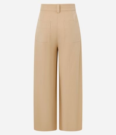 Pantalón Pantalona Sastrería con Pliegues Delanteros 6