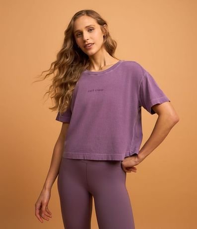 Remera Deportiva en Algodón Lettering Get Over 2