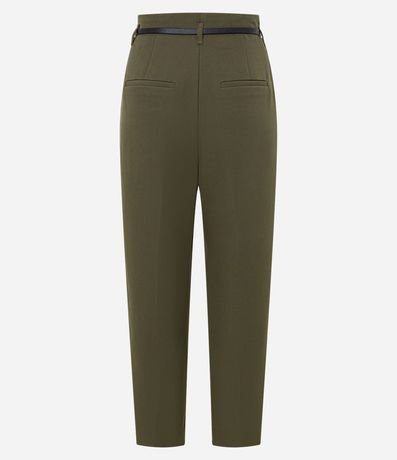 Pantalón Zanahoria Sastrería con Cinturón Hebilla 6