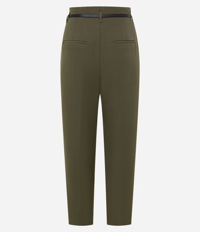 Pantalón Zanahoria Sastrería con Cinturón Hebilla 10