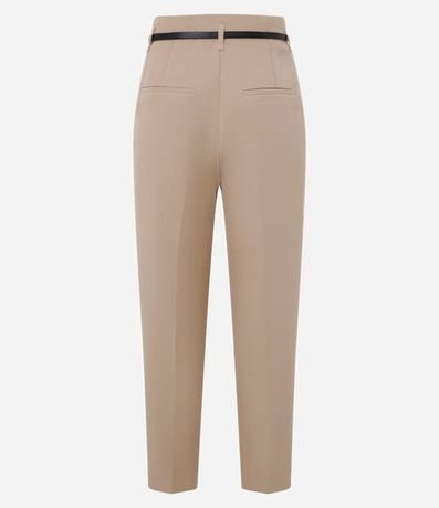 Pantalón Zanahoria Sastrería con Cinturón Hebilla 6
