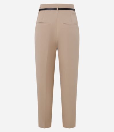 Pantalón Zanahoria Sastrería con Cinturón Hebilla 10