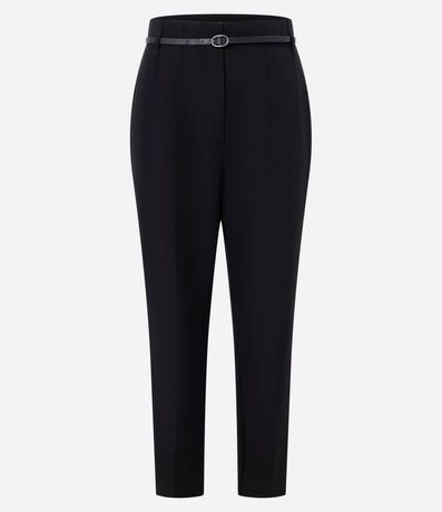 Pantalón Zanahoria Sastrería con Cinturón Hebilla 5