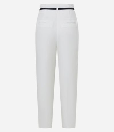 Pantalón Zanahoria Sastrería con Cinturón Hebilla 8