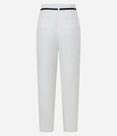 Pantalón Zanahoria Sastrería con Cinturón Hebilla 9