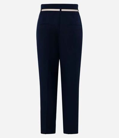 Pantalón Zanahoria Sastrería con Cinturón Hebilla 5