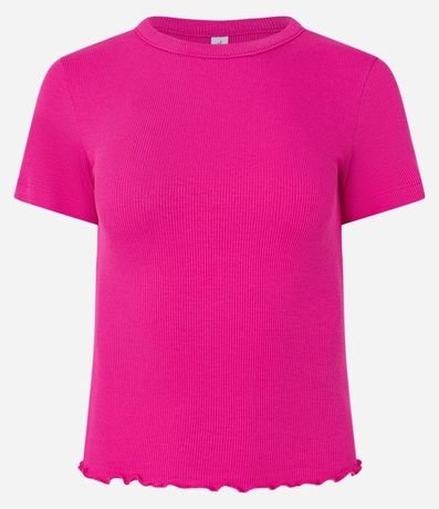 Blusa en Viscosa Texturizada y con Bajo Ondulado 4