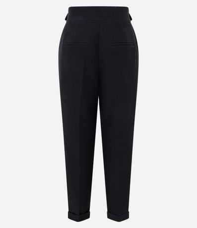 Pantalón Carrot Sastrería con Bajo Italiana y Detalle de Solapa 6