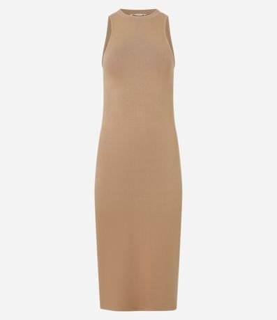 Vestido Midi en Rib Básico 5