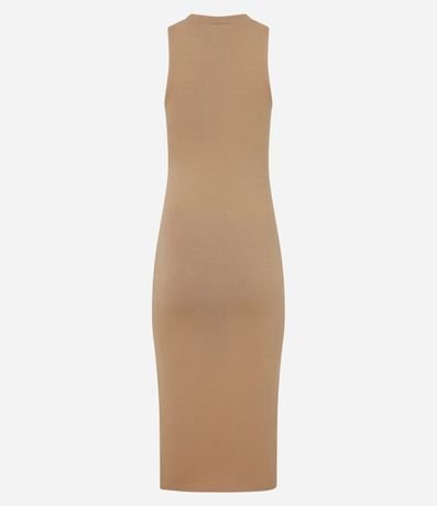 Vestido Midi en Rib Básico 7