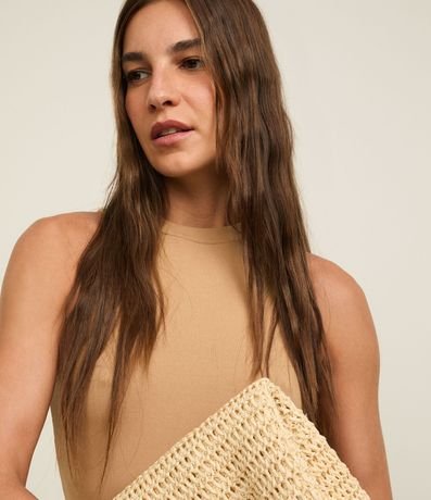 Vestido Midi en Rib Básico 4