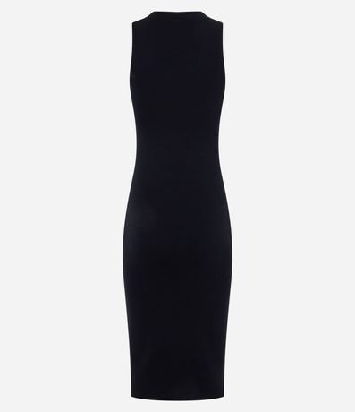 Vestido Midi en Rib Básico 3