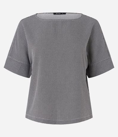 Blusa en Crepé sin Sisa con Estampado Geométrico 5