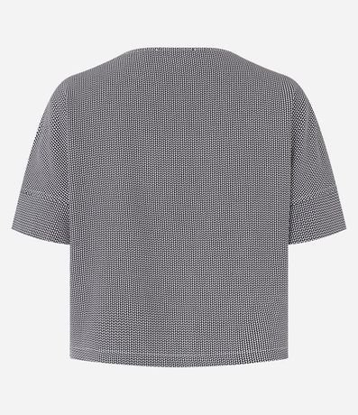 Blusa en Crepé sin Sisa con Estampado Geométrico 6