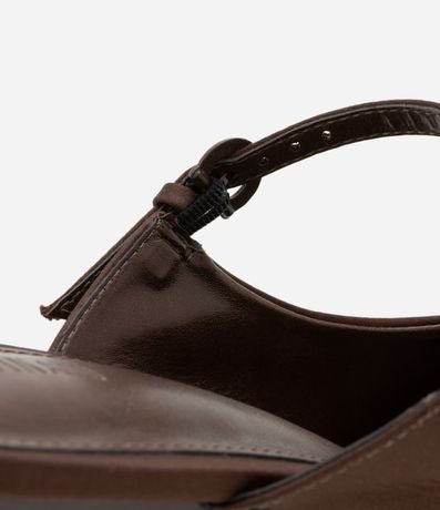 Zapato tacones Mule con Salto en Satén 4