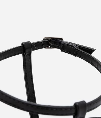 Sandalia Plana con Tiras Finas y Punta de Hojas 4