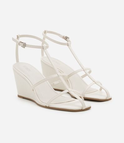 Sandalia Anabela en PU con Tira Salomé 2